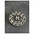 Spilla Maxi Chanel in pelle nera e metallo argentato Nero Argento - vista 5