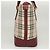 Borsa a mano in tela beige a quadri Nova Burberry oro Auth BA2673 D'oro - vista 3