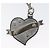 Saffiano PRADA Charm in pelle Safiano Argento Auth ac3850 - vista 5