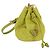 Pochette Prada in nylon verde oro Auth 126000M D'oro