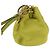 Pochette Prada in nylon verde oro Auth 126000M D'oro - vista 2
