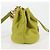 Pochette Prada in nylon verde oro Auth 126000M D'oro - vista 3