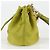 Pochette Prada in nylon verde oro Auth 126000M D'oro - vista 4
