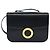 Céline Borsa a Spalla CELINE Circle in Pelle Blu Navy Oro Auth 126033 D'oro - vista 13