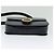 Céline Borsa a Spalla CELINE Circle in Pelle Blu Navy Oro Auth 126033 D'oro - vista 5
