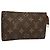 LOUIS VUITTON Monogram Bucket PM Pochette Accessorio LV Auth 121169 Monogramma