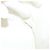 CHANEL Borsa a Mano Matelassé con Catena in Pelle di Caviale Oro Bianco CC Auth bs26565 D'oro - vista 12