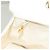 CHANEL Borsa a Mano Matelassé con Catena in Pelle di Caviale Oro Bianco CC Auth bs26565 D'oro - vista 19