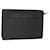LOUIS VUITTON Epi Pochette Homme Clutch Bag Black Noir M52522 LV Auth 121095 Leather  ref.2279597