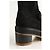 Hermès Schwarze Wildlederstiefel - Ansicht 3