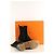 Hermès Schwarze Wildlederstiefel - Ansicht 6