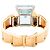 Autre Marque Bracciale retrò in oro 18k con acquamarina e diamanti - anni '40 Multicolore - vista 3