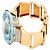 Autre Marque Bracciale retrò in oro 18k con acquamarina e diamanti - anni '40 Multicolore - vista 4