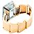 Autre Marque Bracciale retrò in oro 18k con acquamarina e diamanti - anni '40 Multicolore - vista 6