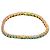 Autre Marque Bracciale Tennis Graduato in Smeraldi e Oro 18K Vintage Verde - vista 5