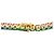 Autre Marque Bracciale Tennis Graduato in Smeraldi e Oro 18K Vintage Verde - vista 7