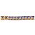 Autre Marque Bracciale in zaffiro in oro giallo 18K Blu - vista 5