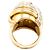 Autre Marque Anello a nodo in oro giallo 18K e diamanti - anni '40 D'oro - vista 8