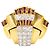 Autre Marque Anello cocktail retrò in oro 18K con diamanti e rubini Multicolore - vista 3