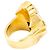 Autre Marque Anello cocktail retrò in oro 18K con diamanti e rubini Multicolore - vista 8