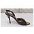 Louis Vuitton Stiletto High Heels Schwarz Leder - Ansicht 5