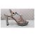 Sandali con tacco glitterati Repetto Argento - vista 8