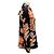 Blusa de seda crepé de chine estampada floral con dobladillo curvo Etro Negro Multi 2024 - vista 2