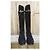 Botas de montar Gucci en ante negro - vista 3