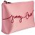 Pochette in satin rosa Jimmy Choo - vista 2