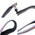 Fendi Strap You Schultergurt aus Wildleder Rot Lila - Ansicht 10