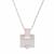 Hermès Halskette Anhänger Hermes Irene Silber Pink  - Ansicht 1