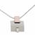 Hermès Halskette Anhänger Hermes Irene Silber Pink  - Ansicht 4