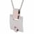 Hermès Halskette Anhänger Hermes Irene Silber Pink  - Ansicht 5