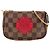 Mini Pochette Accessoires Louis Vuitton in Damier Ébène marrone
