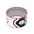 Hermès Hermes Enamel Bouclerie Moderne Charm Bracelet Black Pink White  - view 3