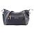 Borsa a spalla in tela e pelle nera Burberry Nero