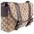 Borsa a Spalla Gucci GG Canvas Marrone Beige - vista 2