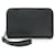 Louis Vuitton Taiga Baikal Clutch Handbag Black Grey Leather  ref.2280618