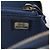 Cartera bi-fold de tweed azul Deauville de Chanel - vista 15