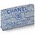 Cartera bi-fold de tweed azul Deauville de Chanel - vista 3