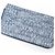 Cartera bi-fold de tweed azul Deauville de Chanel - vista 4