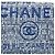 Cartera bi-fold de tweed azul Deauville de Chanel - vista 5