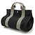 Hermès Handtasche aus Canvas Cannes PM Hermes Schwarz - Ansicht 2
