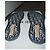 Dior Chez Moi Samt Mules Oblique Monogramm Dunkelblau Marineblau - Ansicht 5