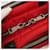 PRADA Borsa a mano in nylon rosso argento Auth 123522V - vista 10