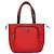 PRADA Borsa a mano in nylon rosso argento Auth 123522V - vista 13