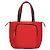 PRADA Borsa a mano in nylon rosso argento Auth 123522V - vista 2