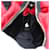 PRADA Borsa a mano in nylon rosso argento Auth 123522V - vista 22