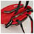PRADA Borsa a mano in nylon rosso argento Auth 123522V - vista 6