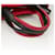 PRADA Borsa a mano in nylon rosso argento Auth 123522V - vista 7